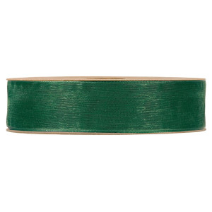 wstążka ORGANZA MATT 25mm*20m DARK GREEN