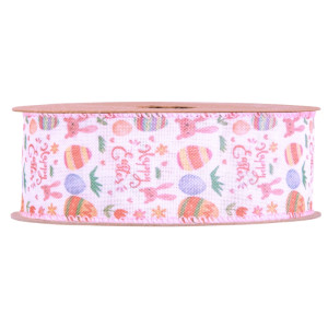 wstążka króliki,jajka 40mm*10m