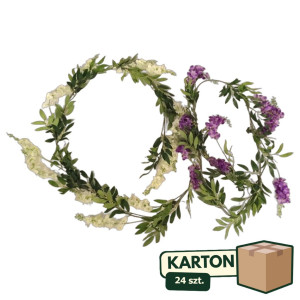 24szt girlanda z wisterii wys:187cm