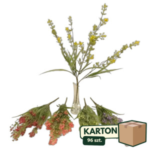 96szt gałązka kwiecista wys:46cm mix