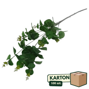100szt pik - gałązka liściasta eukaliptus wys:68cm