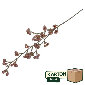 24szt gałązka dekoracyjna z kuleczkami wys:70cm