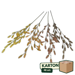 48szt gałązka dekoracyjna kłosy wys:90cm mix