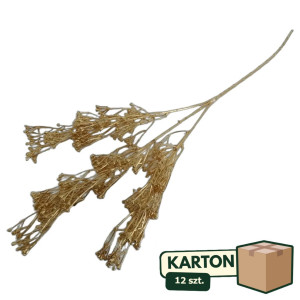 12szt Sztuczna gałązka dekoracyjna wys:70cm złota