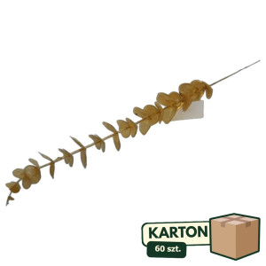 60szt Sztuczna gałązka ozdobna złota wys:48cm