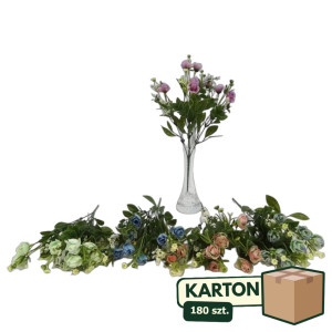 180szt Sztuczny pik florystyczny dodatek wypełniający mix kolorów wys:34cm