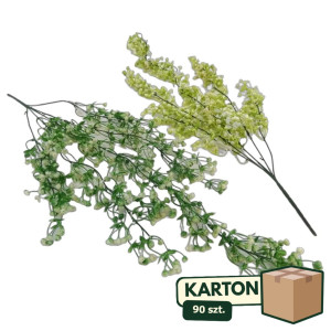 90szt Sztuczny pik florystyczny gałązka 5 gałązek mix kolorów wys:73cm
