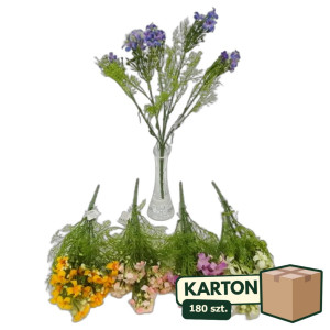 180szt Sztuczny pik florystyczny dodatek dekoracyjny mix kolorów wys:36cm