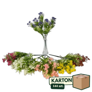 144szt Sztuczny pik florystyczny wypełniacz kompozycji mix kolorów wys:33cm