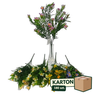 180szt Sztuczny pik florystyczny dodatek do kompozycji mix kolorów wys:33cm