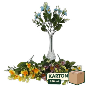 180szt Sztuczny pik florystyczny gałązka wypełniająca mix kolorów wys:34cm