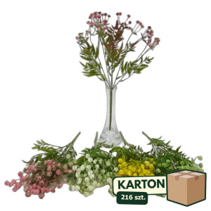 216szt Sztuczny pik bukietowy florystyczny dodatek mix kolorów wys:36cm