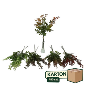 480szt Piki florystyczne dodatek sztuczny 3 gałązki mix kolorów wys:42cm