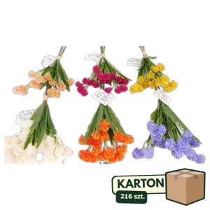 216szt Piki florystyczne dodatek sztuczny mix kolorów wys:33cm