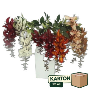 12szt Sztuczna glicynia na łodydze wisteria mix kolorów wys:106cm