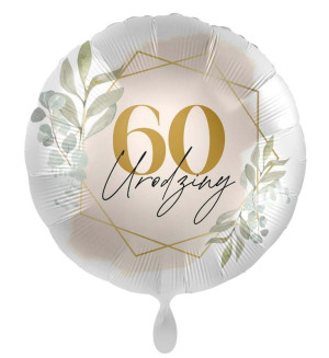 Balon foliowy Adikbal 18'' (43 cm) 60 urodziny