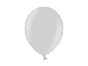 100szt balony 30cm Metallic Silver