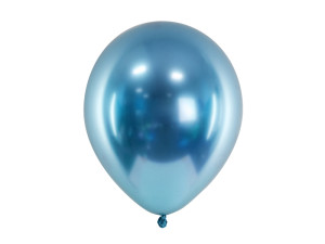 50szt balony Glossy 30cm niebieski
