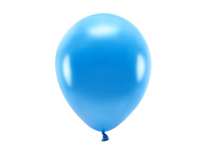 100szt Balony Eco 26cm metalizowane, niebieski