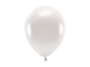 100szt Balony Eco 26cm metalizowane, perłowy