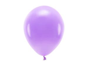 10szt Balony Eco 26cm pastelowe, lawenda