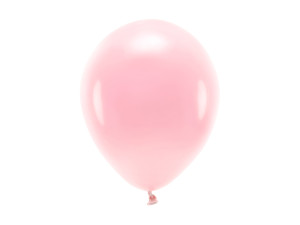 10szt Balony Eco 26cm pastelowe, rumiany różowy