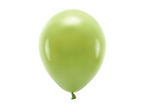 10szt Balony Eco 26cm pastelowe, oliwkowy