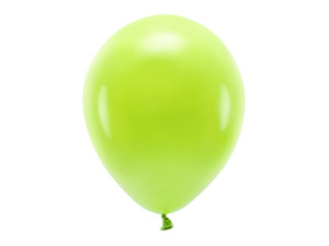 10szt Balony Eco 30cm pastelowe, zielone jabłuszko
