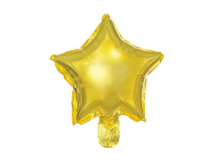 25szt balony foliowe Gwiazdki szer:25cm złote