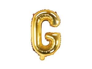 balon foliowy Litera "G" wys:35cm złoty