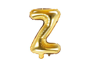 balon foliowy Litera "Z" wys:35cm złoty