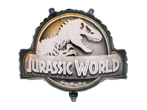 Balon foliowy Logo Jurassic World szer:55cm wys:57