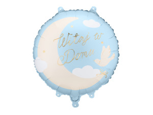Balon foliowy pastylka Witaj w domu 45cm(18")