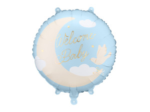 Balon foliowy pastylka Welcome Baby 45cm(18")