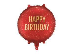 Balon foliowy pastylka Happy Birthday 45cm (18")