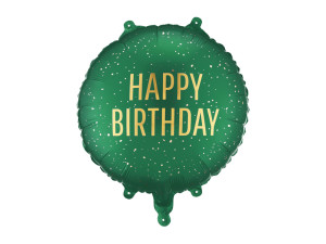 Balon foliowy pastylka Happy Birthday 45cm (18")