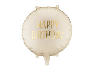 Balon foliowy pastylka Happy Birthday 45cm (18")