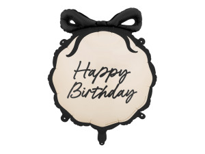 Balon foliowy pastylka 56cm(22") Happy Birthday
