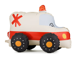 Stojący balon foliowy Ambulans szer:76cm wys:58cm