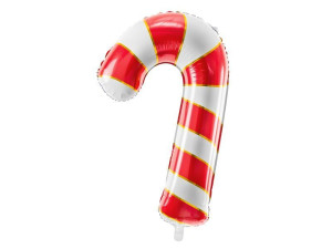 balon foliowy Cukrowa laska wys:82cm szer:50cm cze