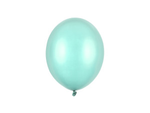 100szt Balony Strong 23cm, Metallic Mint Green