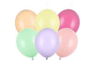 100szt balony Strong 23cm, Pastel Mix