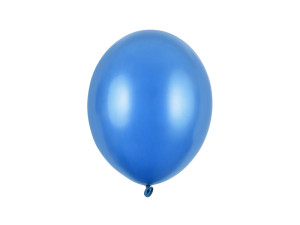 10szt Balony Strong 27cm, Metallic Corn. Blue