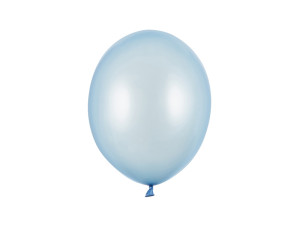 10szt Balony Strong 27cm, Metallic Baby Blue