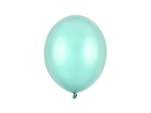 50szt Balony Strong 27cm, Metallic Mint Green