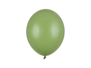 10szt Balony Strong 27 cm, Pastel Rosemary Green
