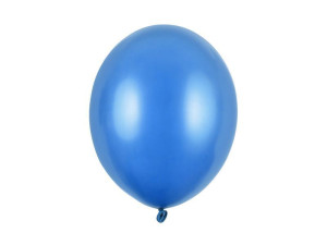 100szt balony Strong 30cm Metallic Corn. Blue