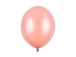 100szt balony Strong 30cm Metallic rosegold