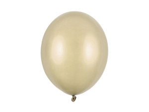 100szt Balony Strong 30 cm, Metallic Cold Gold
