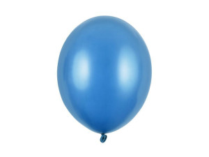 100szt balony Strong 30cm Metallic Caribb. Blue
